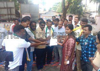 ಭಟ್ಕಳದ ಹೇಬಳೆ ಪಂಚಾಯತನಲ್ಲಿ ಭ್ರಷ್ಟಾಚಾರ ನಡೆಸಿದ ಅಧಿಕಾರಿಗಳ ರಕ್ಷಣೆ- RTI ಸಂಘದ ರಾಜ್ಯ ಅಧ್ಯಕ್ಷ ರಮೇಶ್ ಕುಣಿಗಲ್ ನೇತೃತ್ವದಲ್ಲಿ ಉತ್ತರ ಕನ್ನಡ ಜಿಲ್ಲಾ ಪಂಚಾಯತ್ ಕಚೇರಿ ಎದುರು ಧರಣಿ