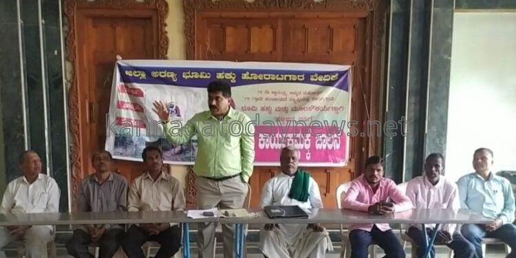 ಬೆಳಗಾಂವ ಅಧಿವೇಶನದಲ್ಲಿ ಅರಣ್ಯವಾಸಿಗಳ ಪರವಾಗಿ ನಿರ್ಣಯಿಸಲು ಸರಕಾರಕ್ಕೆ ರವೀಂದ್ರ ನಾಯ್ಕ ಅಗ್ರಹ.