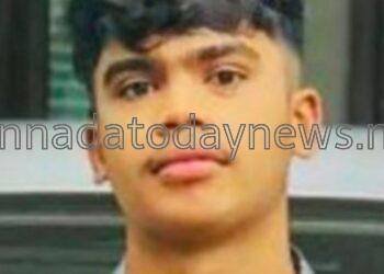 ಸ್ಕೂಟರ್ ಮತ್ತು ಲಾರಿ ನಡುವೆ ಅಪಘಾತ – ವಿದ್ಯಾರ್ಥಿ ಸಾವು