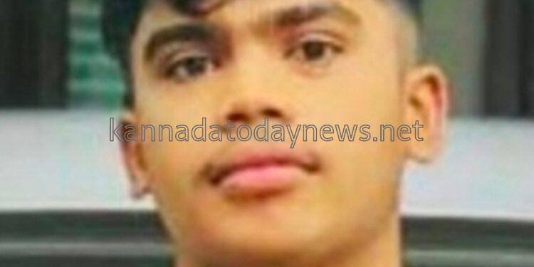 ಸ್ಕೂಟರ್ ಮತ್ತು ಲಾರಿ ನಡುವೆ ಅಪಘಾತ – ವಿದ್ಯಾರ್ಥಿ ಸಾವು