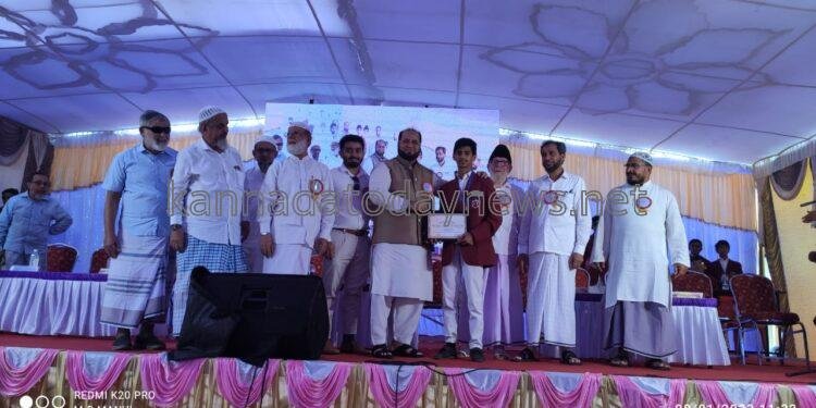 ಅಬ್ದುಲ್ ರುಕ್ನುದ್ದೀನ್ ಗೆ ನ್ಯೂ ಶಮ್ಸ್ ಶಾಲೆಯ ಪ್ರತಿಷ್ಠಿತ “ನಜ್ಮೆ ಇಖ್ವಾನ್À” ಚಿನ್ನದ ಪದಕ