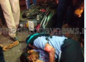 ಲಾರಿ ಮತ್ತು ಬೈಕ ನಡುವೆ ಭೀಕರ ಅಪಘಾತ ವಿದ್ಯಾರ್ಥಿಗಳಿಬ್ಬರು ಸ್ಥಳದಲ್ಲೇ ಸಾವು