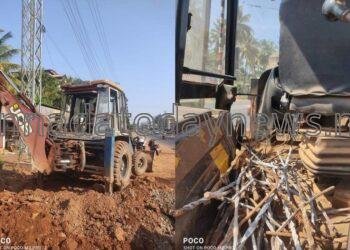 ಹೆದ್ದಾರಿ ಕಾಮಗಾರಿ ನೆಪದಲ್ಲಿ ಖಾಸಗಿ ಜಾಗದಲ್ಲಿ ಹಾಕಿದ ಲಿಂಟಲ್ ಒಡೆದು ಕಬ್ಬಿಣದ ಸರಳು ಕಳವು