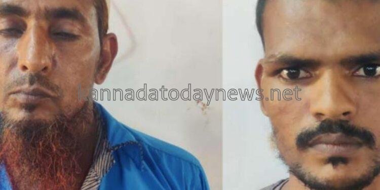 ಅಕ್ರಮವಾಗಿ ಗೋ ಮಾಂಸ ಮಾರಾಟ ಇಬ್ಬರು ಆರೋಪಿಗಳ ಬಂಧನ