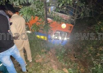 ಸರ್ಕಾರಿ ಬಸ್ ಮತ್ತು ದ್ವಿಚಕ್ರ ವಾಹನ ನಡುವೆ ಭೀಕರ ಅಪಘಾತ- ದ್ವಿಚಕ್ರ ವಾಹನ ಸವಾರ ಸ್ಥಳದಲ್ಲೇ ಸಾವು