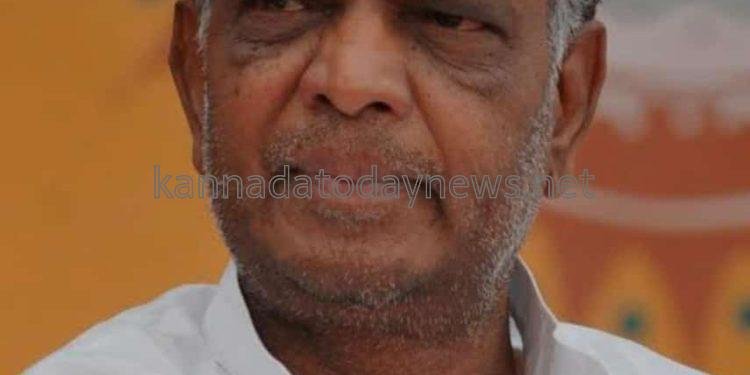 ಚಾಮರಾಜನಗರ ಬಿಜೆಪಿ ಸಂಸದ ಶ್ರೀನಿವಾಸ ಪ್ರಸಾದ್ ನಿಧನ