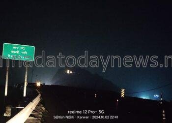 ಕಾರವಾರ ನಗರದ ಹೊರವಲಯದಲ್ಲಿರುವ ಕಾಳಿ ಸೇತುವೆಯ ಮೇಲಿನ ಬೀದಿ ದೀಪಗಳನ್ನು ಕೂಡಲೇ ದುರಸ್ತಿ ಮಾಡಲು ಜಿಲ್ಲಾಧಿಕಾರಿಗಳಿಗೆ ಕರ್ನಾಟಕ ರಕ್ಷಣಾ ವೇದಿಕೆ ಕಾರವಾರ ನಗರ ಘಟಕ ಅಧ್ಯಕ್ಷರಾದ ರಾಜಾ ನಾಯ್ಕ ಮನವಿ