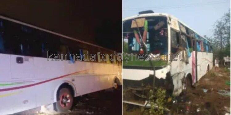 ಕೋಲಾರ ಜಿಲ್ಲೆಯ ಮಾಲೂರಿನ ಪ್ರೌಢ ಶಾಲೆಯ ವಿಧ್ಯಾರ್ಥಿಗಳು ಶೈಕ್ಷಣಿಕ ಪ್ರವಾಸಕ್ಕೆ ಬಂದ ಬಸ್ ಹೊನ್ನಾವರ ದಲ್ಲಿ ಅಪಘಾತ :34 ವಿದ್ಯಾರ್ಥಿಗಗಳಿಗೆ ಗಾಯ