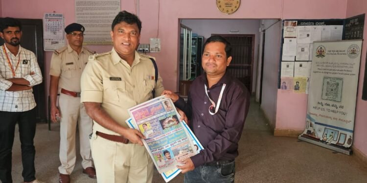 ಭ್ರಷ್ಟರ ಬೇಟೆ ಪತ್ರಿಕೆಯ ಹೊಸ ವರ್ಷದ 2025 ರ ಜನವರಿ ತಿಂಗಳ ಸಂಚಿಕೆಯ ಪತ್ರಿಕೆ ಸ್ವೀಕರಿಸಿ ಶುಭ ಹಾರೈಸಿದ ಉತ್ತರ ಕನ್ನಡ ಜಿಲ್ಲಾ ಪೊಲೀಸ್ ವರಿಷ್ಠಾಧಿಕಾರಿ ಎಂ.ನಾರಾಯಣ