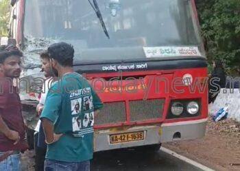 ಭಟ್ಕಳದಿಂದ ಶಿರಸಿ ಮಾರ್ಗವಾಗಿ ಸಂಚರಿಸುತ್ತಿದ್ದ ಕೆ.ಎಸ್.ಆರ್.ಟಿ.ಸಿ ಬಸ್ ಮತ್ತು ಸ್ಕಾರ್ಪಿಯೋ ನಡುವೆ ಹೊನ್ನಾವರ ಉಪೋಣಿ ಬಳಿ ಭೀಕರ ಅಪಘಾತ- ಇಬ್ಬರು ಸ್ಥಳದಲ್ಲೇ ಸಾವು