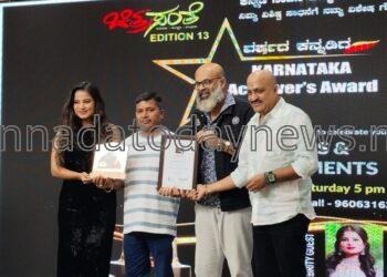 ಚಿತ್ರಸಂತೆ ಸಿನಿ ಪತ್ರಿಕೆ ವತಿಯಿಂದ ಉಮೇಶ ಮುಂಡಳ್ಳಿ ಅವರಿಗೆ ವರ್ಷದ ಕನ್ನಡಿಗ ೨೦೨೫ ಕರ್ನಾಟಕ ಅಚೀವರ್ಸ್ ಅವಾರ್ಡ್ ಪ್ರಧಾನ