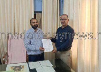 ಭಟ್ಕಳ ತಾಲೂಕ ಪಂಚಾಯತನ ನೂತನ ಇ. ಓ ಆಗಿ ಅಧಿಕಾರವಹಿಸಿಕೊಂಡ ಶ್ರೀ ಸುನಿಲ್ ಎಂ.