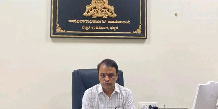 ಒಂದು ವರ್ಷದ ಬಳಿಕ ಭಟ್ಕಳ ಎಸಿ ಹುದ್ದೆ ಭರ್ತಿ: ಜೆ. ಮಹೇಶ್ ಅಧಿಕಾರ ಸ್ವೀಕಾರ