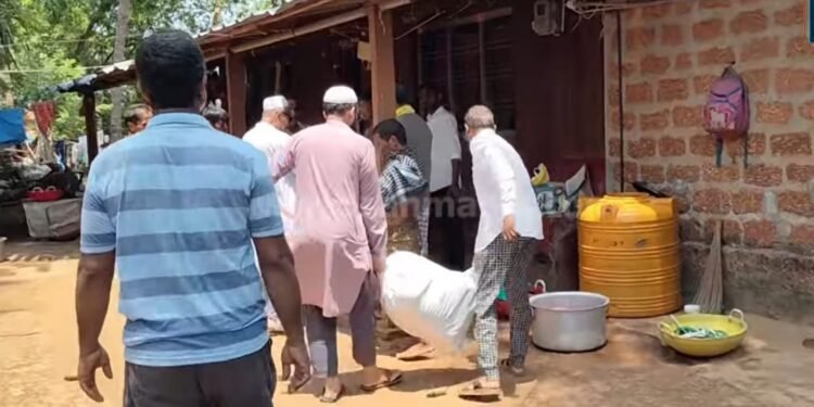 ಅಳವೆಕೋಡಿ ದುರಂತ ಸಂತ್ರಸ್ತರಿಗೆ ನೆರವಿನ ಹಸ್ತ: ಜಮಾತೆ ಇಸ್ಲಾಮಿ ಹಿಂದ್ HRS ತಂಡದಿಂದ ದಿನಸಿ ಕಿಟ್ ವಿತರಣೆ