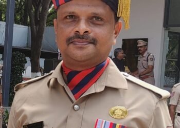 ಡಿ.ಜಿ.–ಐಜಿಪಿ ಶ್ಲಾಘನಾ ಚಿನ್ನದ ಪದಕಕ್ಕೆ ಭಾಜನರಾದ ಭಟ್ಕಳದ ಹೆಡ್ ಕಾನ್ಸ್ಟೇಬಲ್ ದೀಪಕ್ ನಾಯ್ಕ