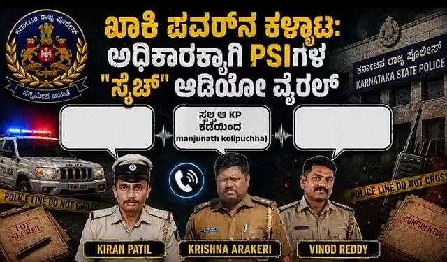 ಉತ್ತರ ಕನ್ನಡ: ಮೂವರು PSIಗಳದ್ದು ಎನ್ನಲಾದ ಆಡಿಯೋ ವೈರಲ್; ಸತ್ಯಾಸತ್ಯತೆ ಪರಿಶೀಲನೆಗೆ ಚರ್ಚೆ: ಹಳಿಯಾಳ ಪೊಲೀಸ್ ಠಾಣೆಯ ಹುದ್ದೆ, ಹಣದ ವ್ಯವಹಾರ ಹಾಗೂ ರಜೆ ಕುರಿತ ಸಂಭಾಷಣೆ ಎನ್ನಲಾದ ಧ್ವನಿ ತುಣುಕು ಜಾಲತಾಣದಲ್ಲಿ ವೈರಲ್